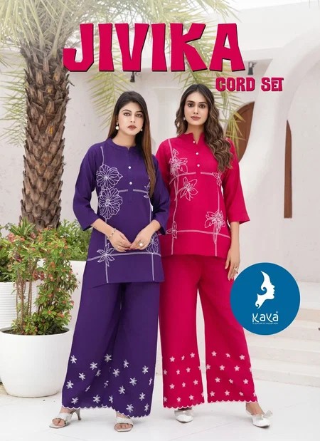 Jivika By Kaya Vertican Co Ord Set Collection Wholesalers In Delhi